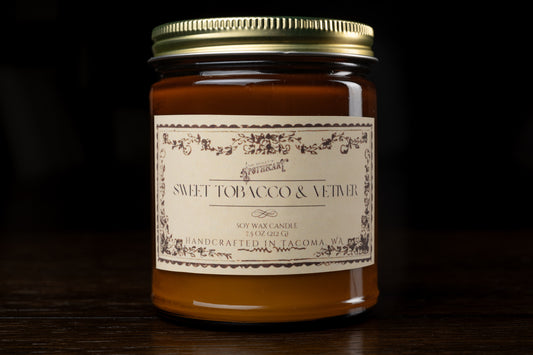Sweet Tobacco & Vetiver Soy Wax Candle